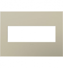 Legrand AWP3GTM4 - adorne® Titanium Three-Gang Screwless Wall Plate