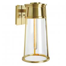 Norwell 1246-SB-CL - Cone Outdoor Wall Light