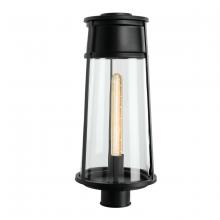 Norwell 1247-MB-CL - Cone Outdoor Post Lantern Light