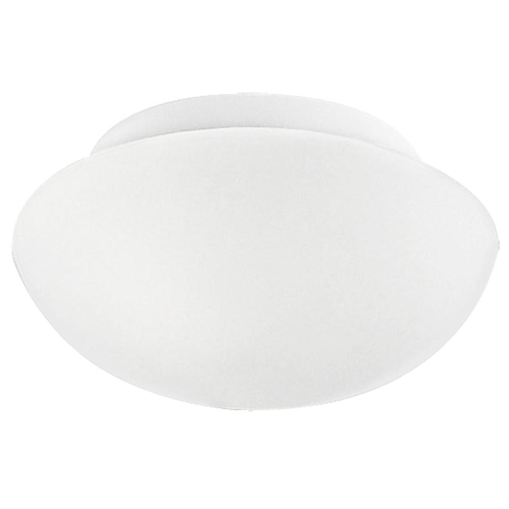 1x60W Ceiling Light w/ White Finish & Opal Glass