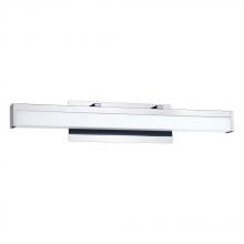 Eglo 205128A - Integrated LED Bath/Vanity Light with a Chrome Finish and White Acrylic Shade 24.5W