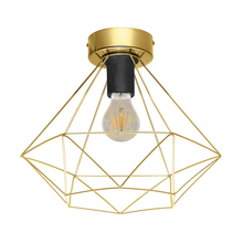 Eglo 43678A - Tarbes - Geometic Ceiling Light with a Brushed Brass Finish 1-15W E26 LED