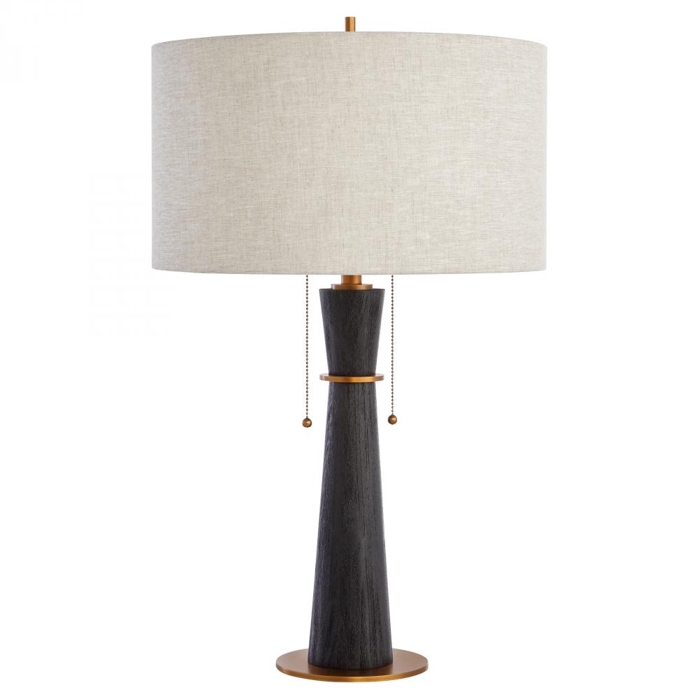 Wright Table Lamp|Blk|Brs