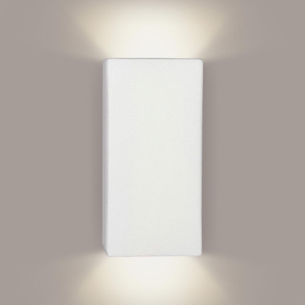 Gran Flores Wall Sconce: Cream Satin (Wet Sealed Top, E26 Base LED (Bulb included))