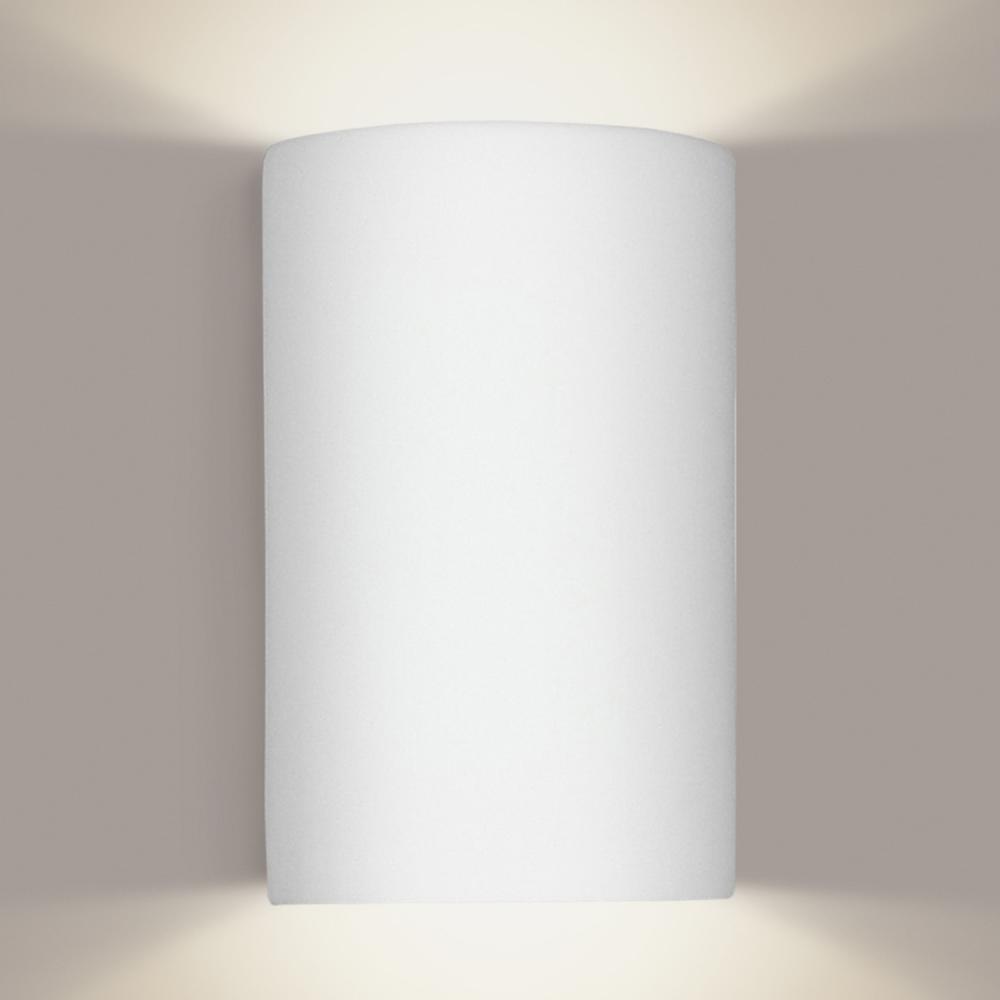 Great Tenos Wall Sconce: Cream Satin (Wet Sealed Top, E26 Base LED (Bulb included))