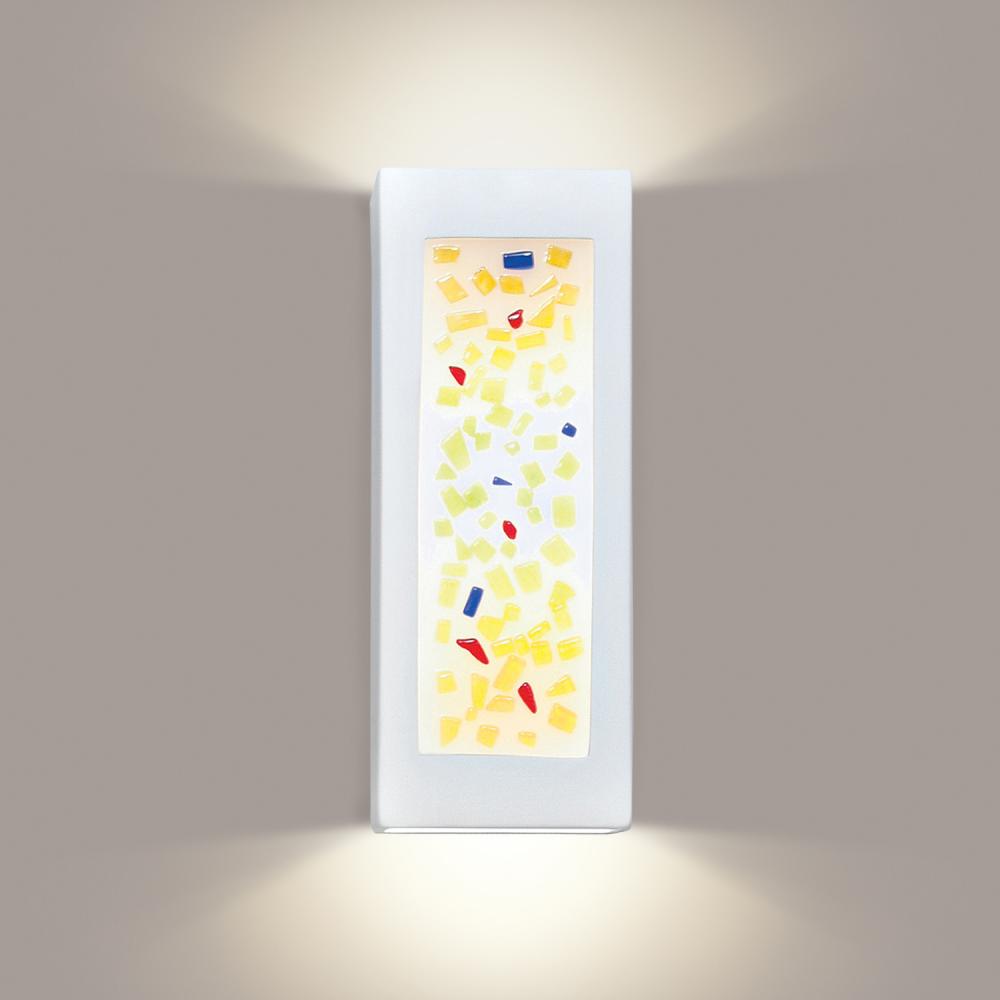 Gemstones Wall Sconce (Wet Sealed Top, E26 Base LED (Bulb included))