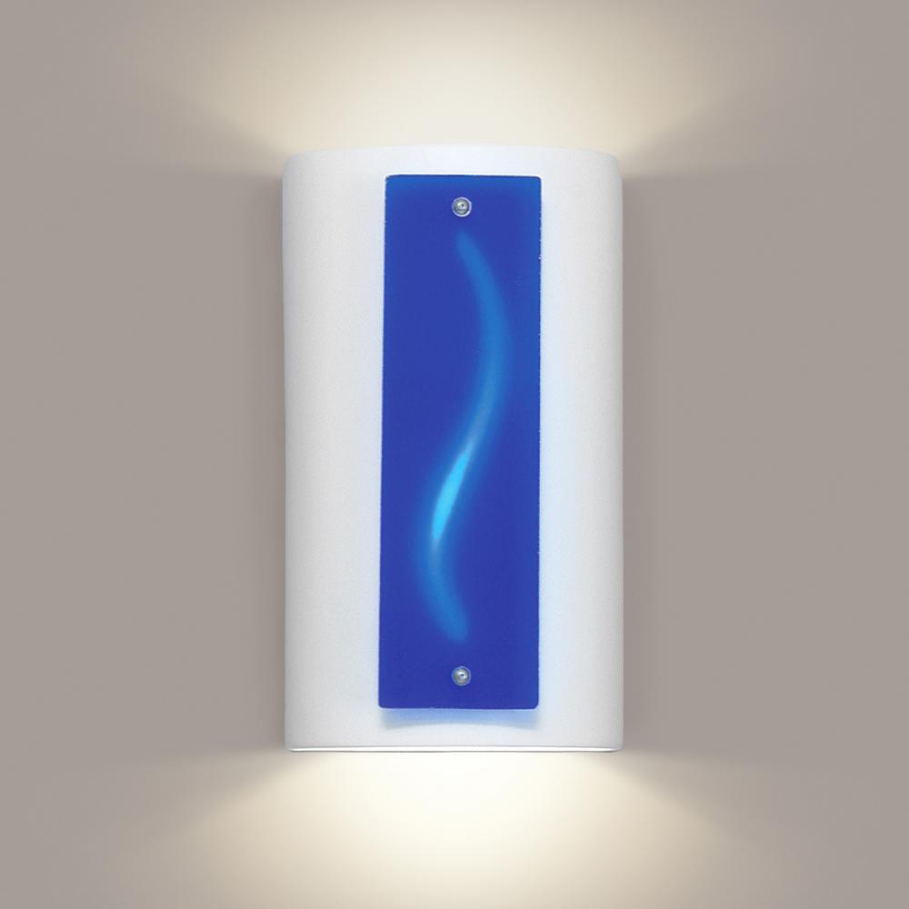 Sapphire Current Wall Sconce (Wet Sealed Top, E26 Base LED (Bulb included))