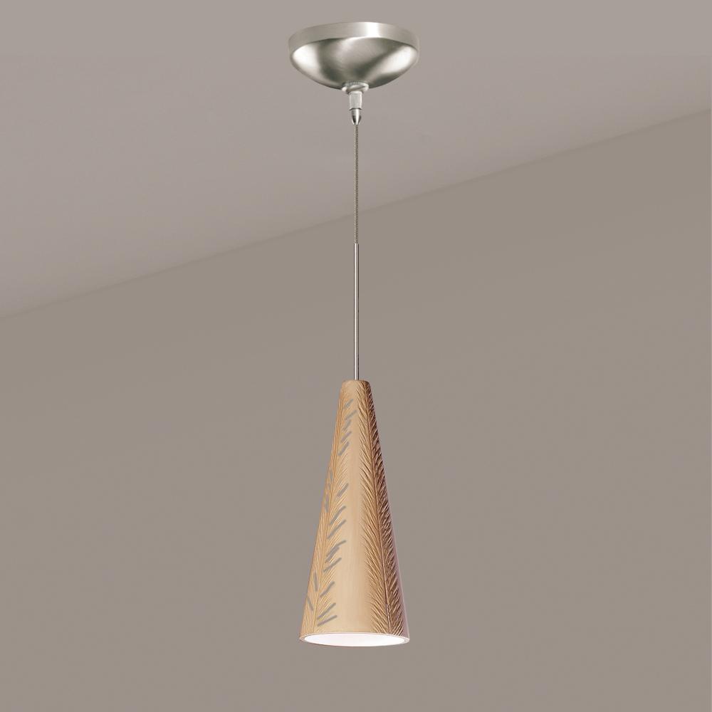 Fossil Low Voltage Mini Pendant Tan (12V Dimmable MR16 LED (Bulb included))