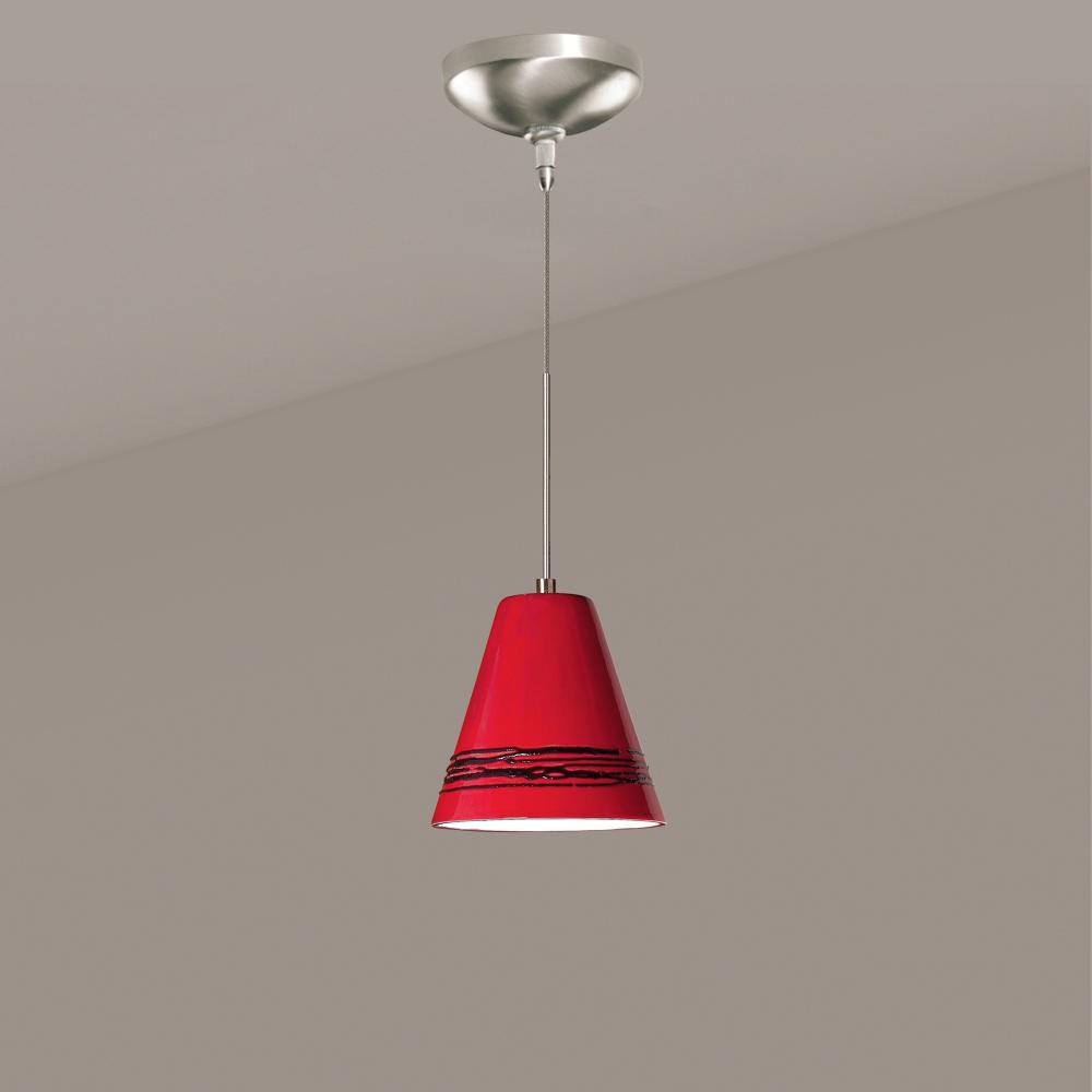 Strands Low Voltage Mini Pendant Matador Red (12V Dimmable MR16 LED (Bulb included))