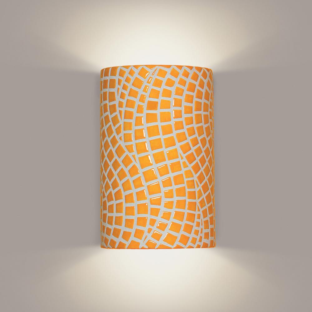 Channels Wall Sconce Sunflower Yellow (Wet Sealed Top, E26 Base LED (Bulb included))