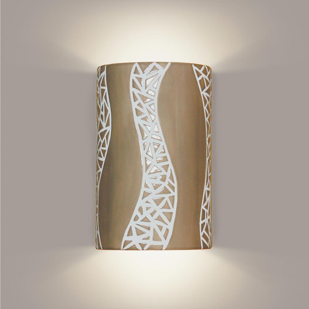 Passage Wall Sconce Sand (Wet Sealed Top, E26 Base LED (Bulb included))