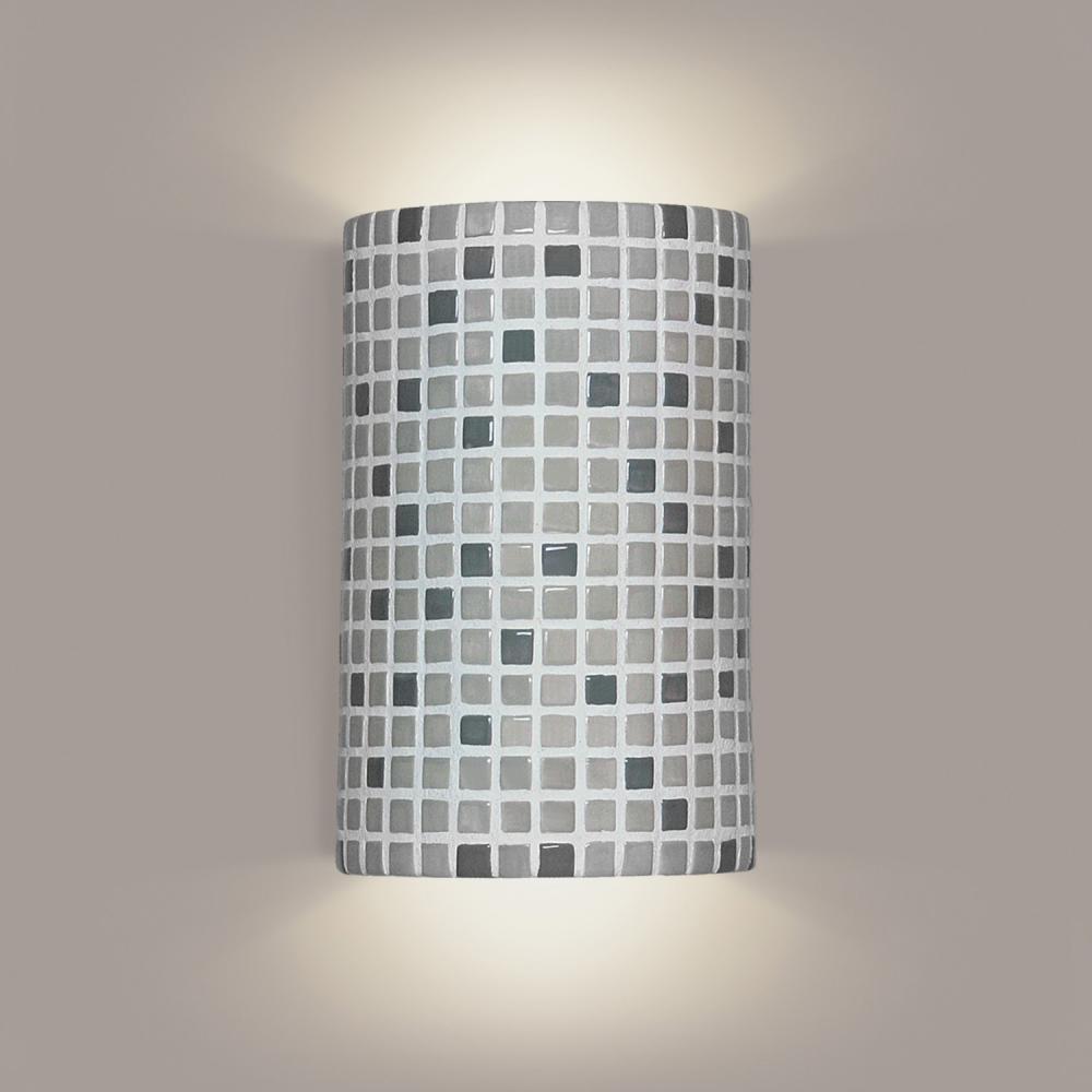 Confetti Wall Sconce Grey (Wet Sealed Top, E26 Base LED (Bulb included))