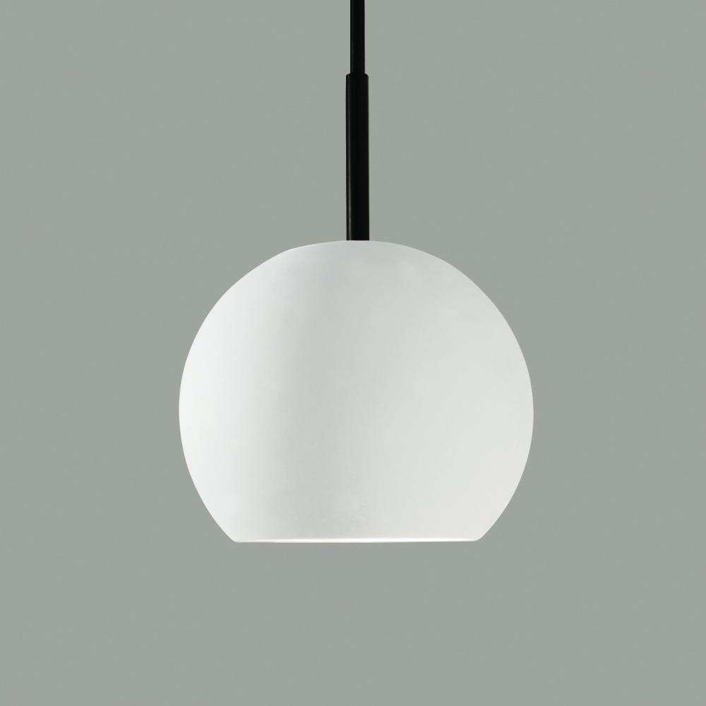 Orb Mini Pendant: Claret (Black Cord & Canopy)