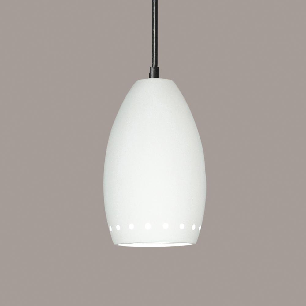 Grenada Pendant: Adirondack Green (E26 Base Dimmable LED (Bulb included)) (Black Cord & Canopy)