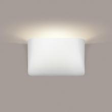 A-19 1301-1LEDE26-A31 - Balboa Wall Sconce: Satin White (E26 Base Dimmable LED (Bulb included))