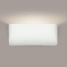 A-19 1302-2LEDE26-A31 - Gran Balboa Wall Sconce: Satin White (E26 Base Dimmable LED (Bulb included))