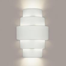 A-19 1401-2LEDE26-A32 - San Marcos Wall Sconce: Sherwood Forest Leather (E26 Base Dimmable LED (Bulb included))