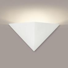 A-19 1902-1LEDE26-A31 - Gran Sumatra Wall Sconce: Satin White (E26 Base Dimmable LED (Bulb included))