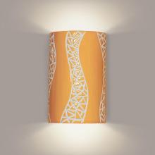 A-19 M20304-SY-WETST-1LEDE26 - Passage Wall Sconce Sunflower Yellow (Wet Sealed Top, E26 Base LED (Bulb included))