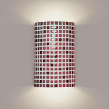 A-19 M20308-MR-WETST-1LEDE26 - Confetti Wall Sconce Matador Red (Wet Sealed Top, E26 Base LED (Bulb included))