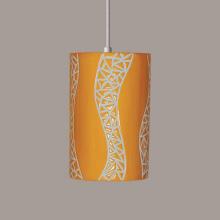 A-19 PM20304-SY-WCC-1LEDE26 - Passage Pendant Sunflower Yellow (White Cord & Canopy)