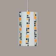 A-19 PM20310-WH-WCC-1LEDE26 - Ladders Pendant White (White Cord & Canopy)