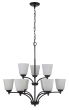 Craftmade 50229-FB-WG - 9 Light Chandelier