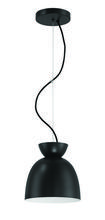 Craftmade 59191-FB - Ventura Dome 1 Light Mini Pendant in Flat Black