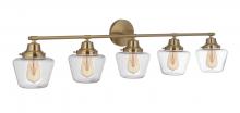 Craftmade 19548SB5 - Essex 5 Light Vanity in Satin Brass