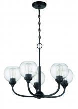 Craftmade 56225-FB - Glenda 5 Light Chandelier in Flat Black