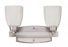 Craftmade 14715BNK2 - Bridwell 2 Light Vanity in Brushed Polished Nickel