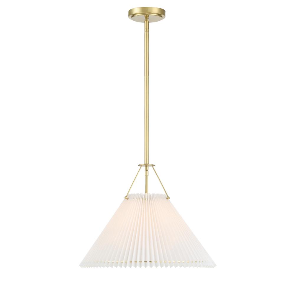 Gamma 1 Light Aged Brass Chandelier