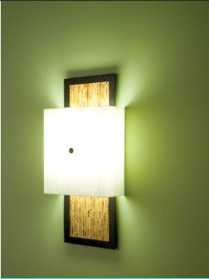 Windows-Sconce-Fluorescent-Root Beer Diffuser-Toffee Windows, Silver Platform