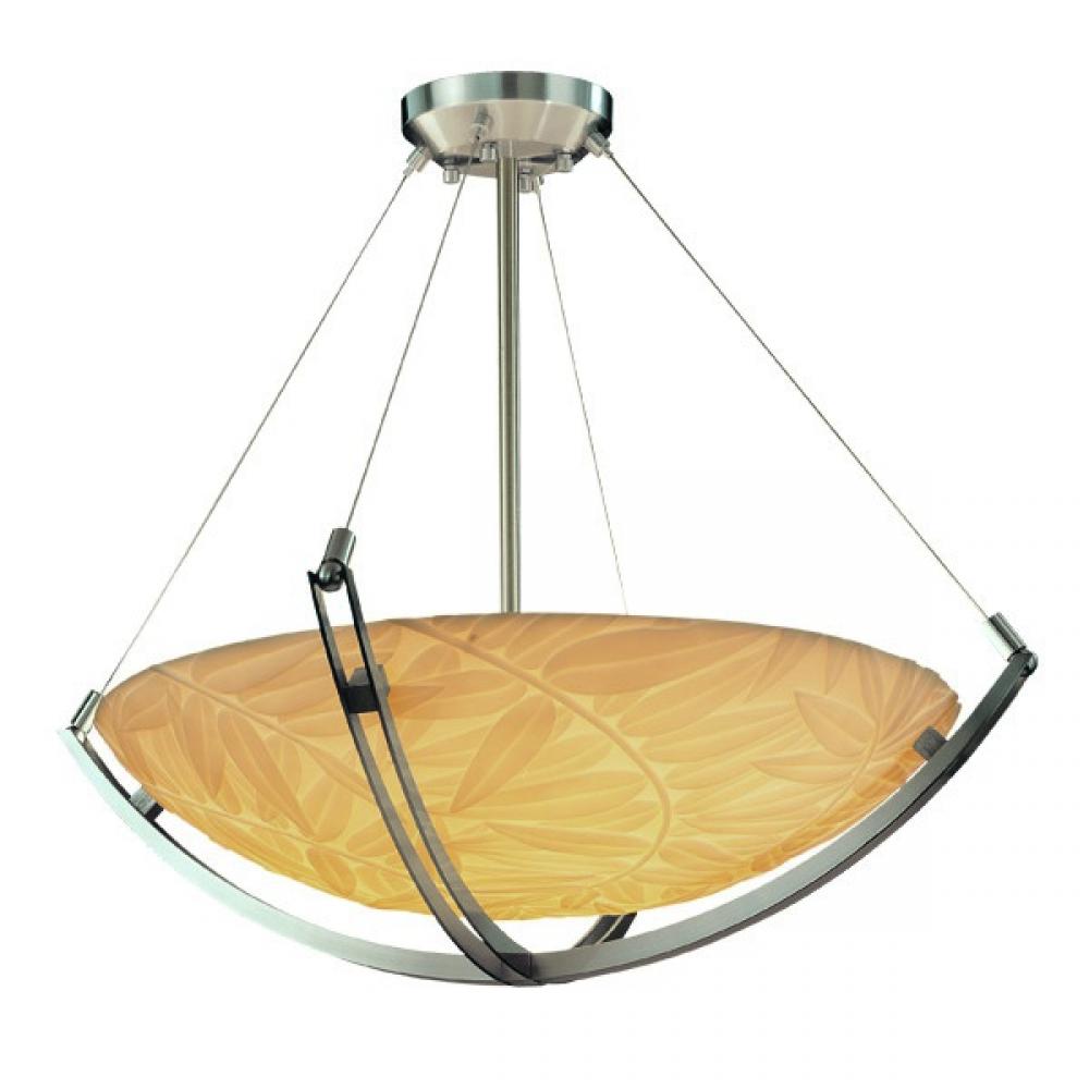 18" Pendant Bowl w/ Crossbar