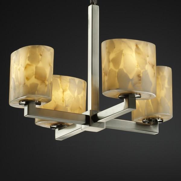 Modular 4-Light LED Chandelier