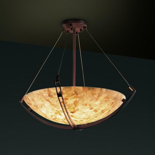 24" LED Pendant Bowl w/ Crossbar