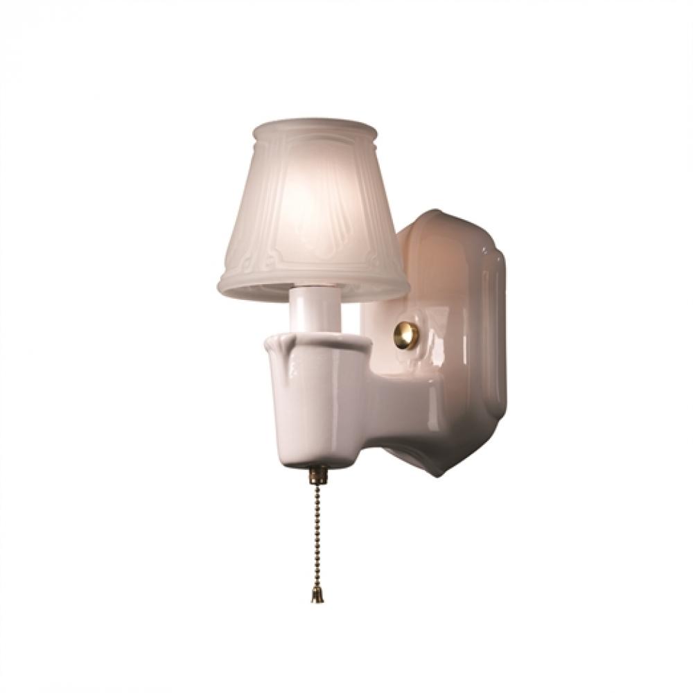 Chateau Single-Arm w/ Clip-On Glass Shade