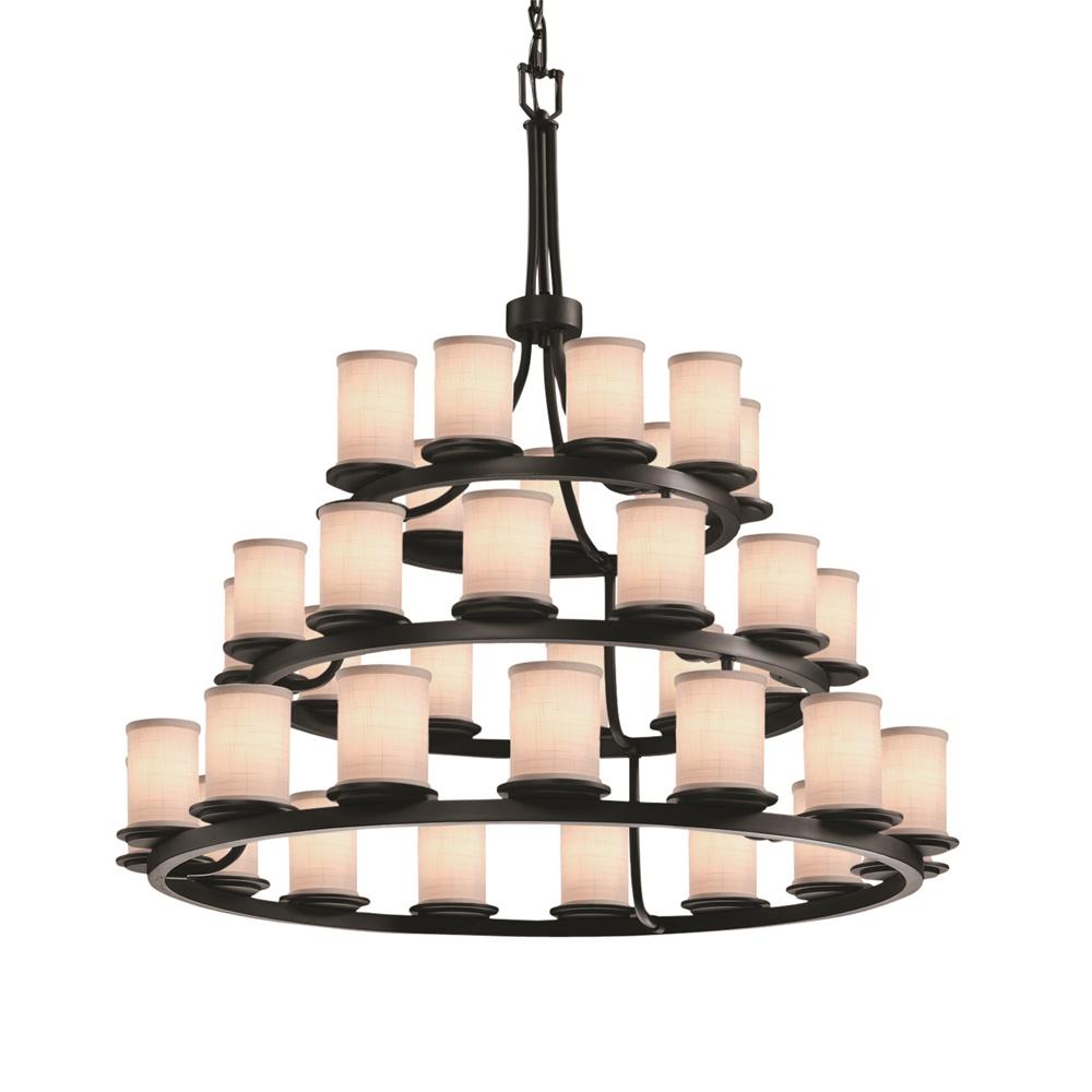 Dakota 36-Light 3-Tier Ring LED Chandelier