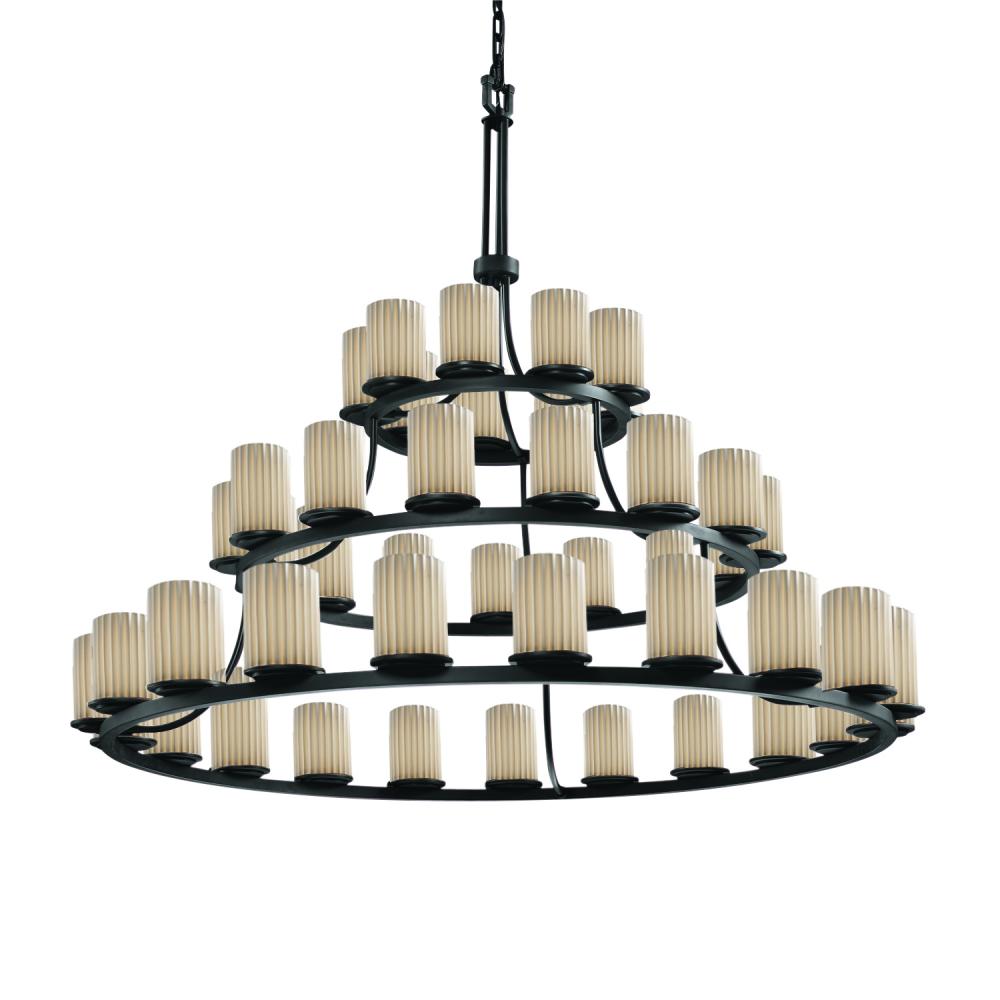 Dakota 45-Light 3-Tier Ring Chandelier