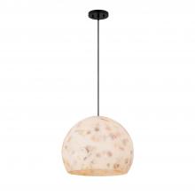 Justice Design Group ALR-6535-MBLK - Globe 13" Pendant