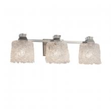 Justice Design Group GLA-8473-30-LACE-NCKL - Ardent 3-Light Bath Bar