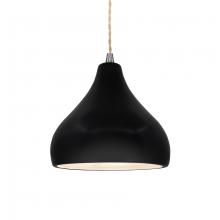 Justice Design Group CER-6560-CRB-NCKL-BEIG-TWST - Small Droplet 1-Light Pendant