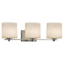 Justice Design Group CLD-8443-30-NCKL - Era 3-Light Bath Bar