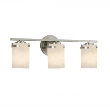 Justice Design Group CLD-8453-10-NCKL - Atlas 3-Light Bath Bar