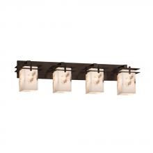 Justice Design Group FAL-8174-15-DBRZ - Metropolis 4-Light Bath Bar