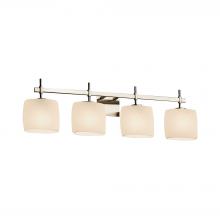 Justice Design Group FSN-8414-30-OPAL-NCKL - Union 4-Light Bath Bar