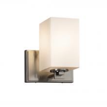 Justice Design Group FSN-8441-15-OPAL-NCKL - Era 1-Light Wall Sconce