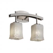 Justice Design Group GLA-8592-16-WTFR-NCKL - Archway 2-Light Bath Bar