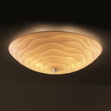 Justice Design Group PNA-9672-25-WAVE-NCKL - 24" Semi-Flush Bowl w/ GU24-LED Lamping