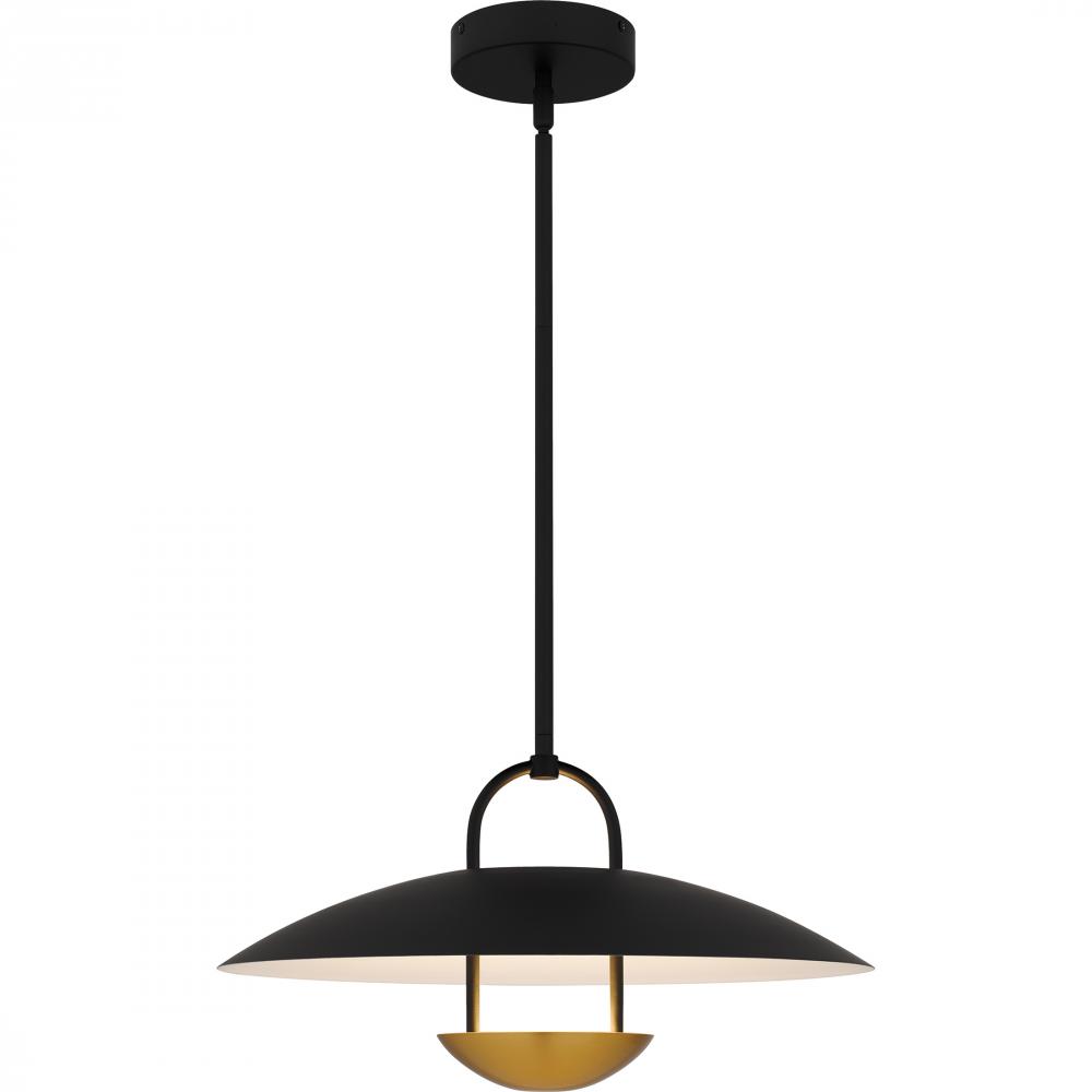 Bingham Matte Black Pendant